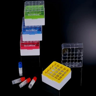 5 x 5 25 vietų įvairių spalvų PC šaldymo dėžės