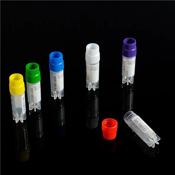 Biologix 2.0ml Internal Thread Cryovials With Multi Codes-Traditional For Lab